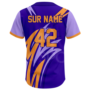 เสื้อเบสบอลแบบสั่งทำพิเศษ ไซส์พลัส คุณภาพสูง ระบายอากาศได้ดี แห้งเร็ว เหมาะสำหรับฤดูร้อนและฤดูใบไม้ผลิ ชุดทีม OEM ODM ผู้ผลิต ผู้จัดจำหน่ายขายส่ง - Product Image 3