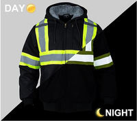 Chaqueta de Seguridad Reflectante Impermeable Personalizada, Antibacteriana, con Detección de Agujas, Forro Polar, Alta Visibilidad, Ropa de Trabajo Industrial de Microfibra