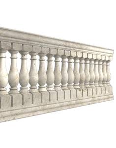 Balustres en marbre travertin, marches en pierre, escalier intérieur/extérieur, décoratif, durable, design élégant - Product Image 4