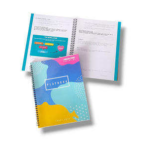 Cuaderno impreso para niños al por mayor del fabricante al por mayor, etiquetas de papel Kraft de lujo para cuaderno de cartón compensado a bajo precio - Product Image 4