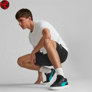 Pantalones Cortos Deportivos Ligeros Estampados, Cintura Elástica, Antibacterianos, Anti-UV, Poliéster y Elastano, Transpirables, de Secado Rápido, para Gimnasio - Product Image 4