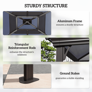 Pergola per Barbecue e Cucina all'Aperto, Tettoia e Gazebo per una Protezione Perfetta dalle Intemperie Durante il Tuo Hobby - Product Image 4
