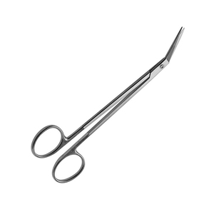 Tijeras Quirúrgicas Dentales Profesionales de Acero Inoxidable, Tijeras para Encías Curvas en Forma de S, Instrumentos Manuales Reutilizables - Product Image 1