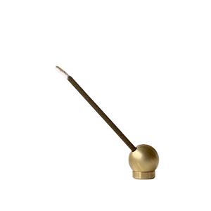 ที่ใส่ธูปทรงกลมทำจากโลหะสีทองหรูหรามีสไตล์การตกแต่งที่ทันสมัยสง่างามเครื่องหอมแบบแท่งกลมอุปกรณ์เสริมสำหรับโต๊ะอาหารทำด้วยมือ - Product Image 1