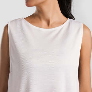 <b>Ladies</b> Activewear <b>Vest</b> Fitted Silhouette Women's Sports Tank Cotton Elastane Studio Fitness Custom Logo Supplier Factory Supply - Product Image 6