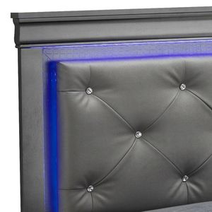Letto Singolo Metallico Nero Lorana G6502C TB3 - Product Image 3