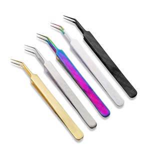 Aspecto llamativo de las pestañas mediante el uso de estas puntas finas de precisión que le permiten agarrar y colocar cada pestaña sin esfuerzo - Product Image 5