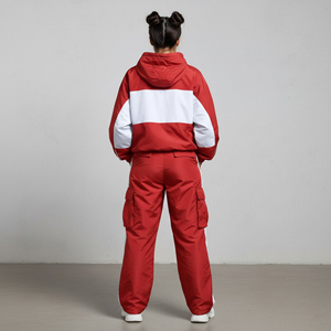 Premium Quality daily casual wear 2 tone Women's Tracksuit Custom Silk Screen Printed Logo light weight ladies 2 piece <b>set</b> - Product Image 2