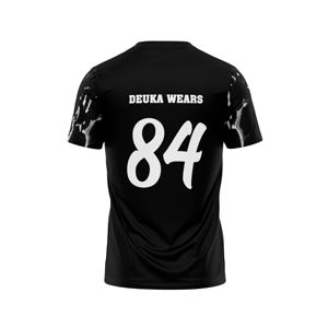 Maillot de baseball personnalisé en gros avec nom et numéro du joueur, sublimé, manches courtes, col rond, 100 % polyester, anti-humidité - Product Image 2