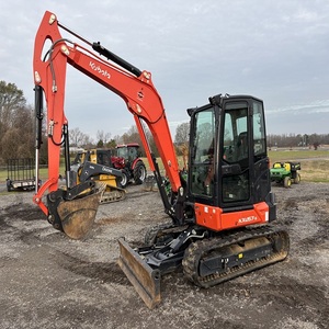Mini-excavatrice Kubota d'occasion KX057-5 KX057-4 avec attache hydraulique rapide à vendre - Product Image 5