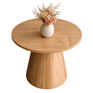 Table basse moderne en teck avec étagère inférieure pour salons - Rachel & Natalie - Product Image 6
