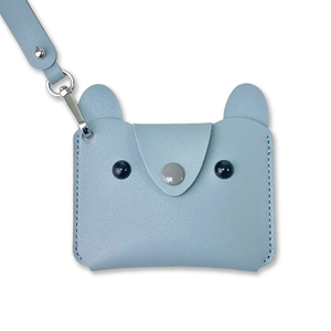 Porte-cartes en cuir PU de haute qualité en gros avec cordon - Product Image 5