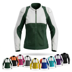 ผู้ผลิตเสื้อผ้าป้องกันอันตรายทันสมัย เสื้อแจ็คเก็ตมอเตอร์ไซค์พร้อมแผงตาข่าย หนังพรีเมียม และดีไซน์ทนทาน เสื้อแจ็คเก็ตสำหรับขี่มอเตอร์ไซค์ - Product Image 1