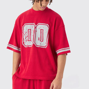 Conjunto Deportivo para Hombre, Primavera, Estampado Geométrico, Camiseta + Pantalones Cortos, Verano Europeo, Transpirable - Product Image 4