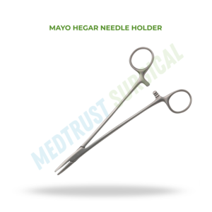 Mayo Hegar Needle Holder Surgical Instrument Stainless Steel Needle Holder for Suturing - Product Image 2