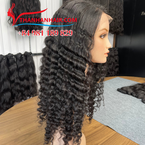 Meilleur choix modèle de perruque bouclée à la vapeur extensions de cheveux humains vietnamiens bruts fermeture à lacet/frontal perruques indien brésilien - Product Image 5