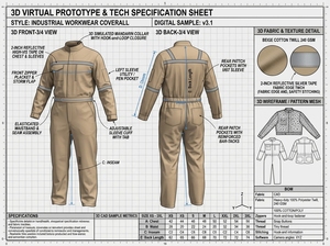 Combinaison de travail bleu marine pour hommes avec bandes réfléchissantes argentées, uniforme de sécurité à manches longues - Product Image 5