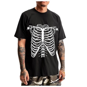 เสื้อยืดคอกลมโอเวอร์ไซส์ผ้าคอตตอน 100% สำหรับผู้ชาย พิมพ์ลายโลโก้ตามสั่ง ขายส่ง ระบายอากาศได้ดี เป็นมิตรกับสิ่งแวดล้อม เนื้อผ้าหนา - Product Image 4