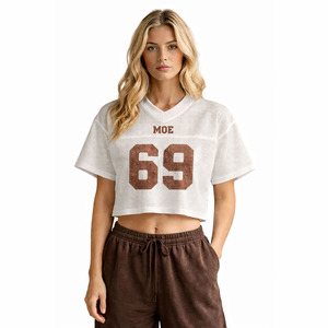 Maillot de football américain personnalisé en maille respirante anti-humidité 100 % polyester, logo personnalisé, uniforme d'entraînement d'équipe, OEM - Product Image 1