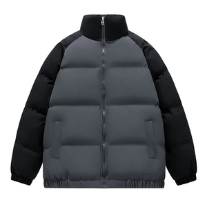 Chaquetas de Invierno para Hombre, Resistentes al Viento, Estilo Urbano, con Parches, Parkas Gruesas, Abrigo Acolchado de Algodón, Chaqueta Acolchada - Product Image 1