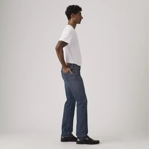 Jeans de mezclilla 11KN azules bordados de pierna recta, neutros, de alta calidad, personalizados, lavados, estilo urbano, efecto adelgazante, holgados, de mezclilla de calle. - Product Image 5