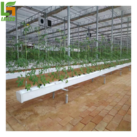 Système de culture hydroponique vertical agricole personnalisable Fournisseur de gouttières/canaux en PVC
