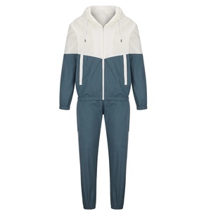 Ensembles sweats à capuche et jogging personnalisés et bon marché pour hommes, fournisseurs de survêtements d'automne et d'hiver, fermeture éclair complète, OEM - Product Image 3