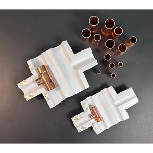 ซื้อข้อต่อทองแดงรูปตัว T สำหรับงานประปาและระบบ HVAC  ข้อต่อทองเหลือง/ทองแดงแบบสามทางความแม่นยำสูงสำหรับขาย - Product Image 4