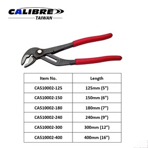 TAIWAN CALIBRE Adjustable Slim Jaw Water Pump Wrench Groove Joint <b>Pliers</b> - Product Image 2