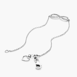 <b>Infinity</b> Diamond <b>Bracelet</b> In 14K White Gold - Product Image 4