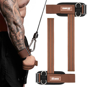 Sangles de levage unisexe à boucle latérale sécurisée, personnalisables avec marque privée, support de poignet robuste, respirantes et légères - Product Image 1