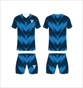 ชุดเสื้อฟุตบอลลายทางแบบซับลิเมชั่นคอวี แขนสั้น ผ้าโพลีเอสเตอร์ซับเหงื่อ สำหรับผู้ใหญ่ ใส่ได้ทุกฤดู - Product Image 4