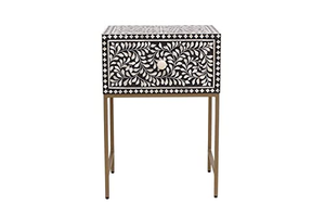 Meubles d'intérieur faits à la main et écologiques, style moderne, console en os incrusté pour chambre à coucher et application hôtelière - Product Image 5