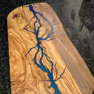 Planche à découper en bois, planche de cuisine durable, bloc de boucher pour couper les légumes, les fruits, la viande et préparer les aliments - Product Image 1