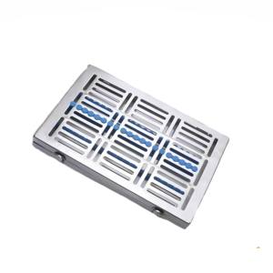 Lot de 20 plateaux de stérilisation en acier inoxydable de haute qualité pour autoclave dentaire, support de cassette pour instruments chirurgicaux, certifié CE Java - Product Image 4