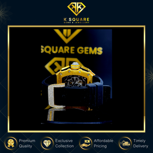 Venta al por Mayor de Relojes de Lujo Nuevos con Movimiento Automático de Cuarzo, Resistentes al Agua, VVS, Unisex, con Correa Cuadrada de Acero Inoxidable y Diamantes Moissanite - Product Image 5