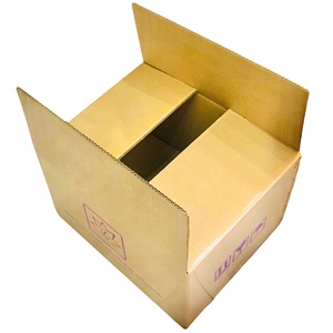 OEM Glossy Corrugated Board Lamination <b>Folder</b> <b>Box</b> Rectangle Packaging for Food in Agriculture Use with Recycled Materials - Product Image 3