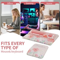 Grand tapis de souris et clavier antidérapant pour gaming, tapis de bureau incliné à 8 niveaux, anti-rayures, taille personnalisable, en stock