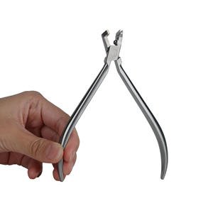 Alicates Cortadores de Alambre Distal de Acero Inoxidable de 13 cm, Herramienta de Corte Dental y Ortodoncia, Instrumento Quirúrgico Manual Reutilizable con Certificación CE - Product Image 1