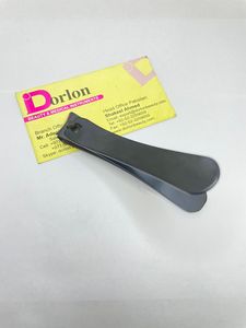 Coupe-ongles en acier au carbone noir mat, lame incurvée à coupe précise, personnalisable avec logo, pour manucure - Product Image 5