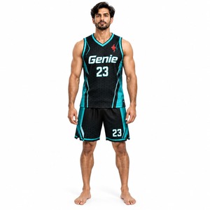Vêtements de sport respirants pour clubs sportifs unisexes pour jeunes avec service OEM, ensemble uniforme de basketball, design personnalisé, maillot et short d'équipe - Product Image 1