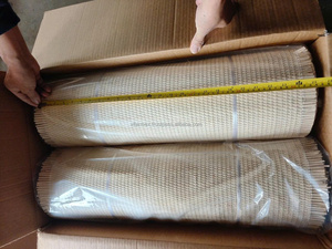Natural Rattan <b>Cane</b> Webbing Roll for Chair Repair Furniture Decoration Durable Open Mesh Handcrafted Style - Product Image 5