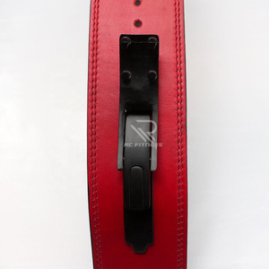Cinturón de Levantamiento de Pesas de Cuero Transpirable Unisex RC Fitness Wear al por Mayor con Hebilla de Palanca, Diseño Personalizado de Alta Resistencia para Entrenamiento de Fuerza - Product Image 4