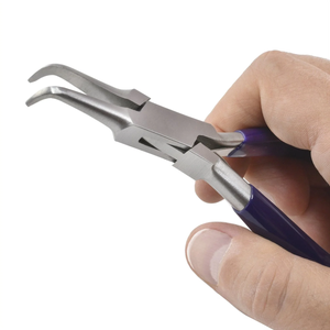 Pince à bec courbé à 90 degrés Micro Slim, outil de précision pour la mise en forme de fils de bijouterie, ZetomedPro - Product Image 2
