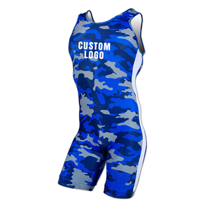 Professional Wrestling <b>Singlets</b> Custom Printed Athletic Competition Uniform <b>for</b> Teams and Clubs - Product Image 3