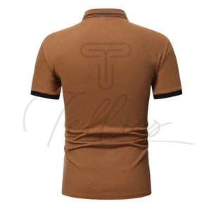 เสื้อโปโลคุณภาพสูง ขายส่ง เสื้อโปโลออกแบบเองได้ เสื้อโปโลผ้าฝ้าย 100% ระบายอากาศได้ดี - Product Image 2