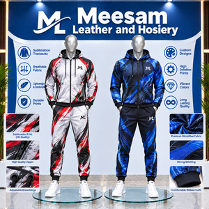 Conjunto Deportivo Unisex con Capucha y Bloques de Color, Corte Regular, Sudadera con Cierre, Tejido de Poliéster y Algodón, Transpirable - Product Image 6