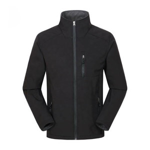 Veste coupe-vent zippée pour homme, 100% polyester, logo personnalisé, chasse en plein air, veste thermique en polaire, softshell, Fortleo - Product Image 3