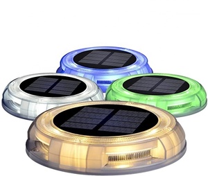 Lampe solaire d'extérieur pour allée, jardin, terrasse, pelouse, éclairage souterrain - Product Image 1