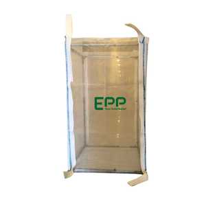 Sac en plastique économique anti-poussière, respirant, grand format, sac jumbo FIBC, sac en vrac pour bois, matériau PP, 1 tonne, pour marchandises en vrac - Product Image 2